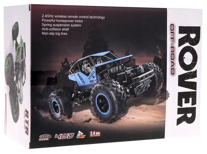 Pojazd Ramiz Crawler Rover zdalnie sterowany 1:16 Niebieski (5903864948424) - obraz 1