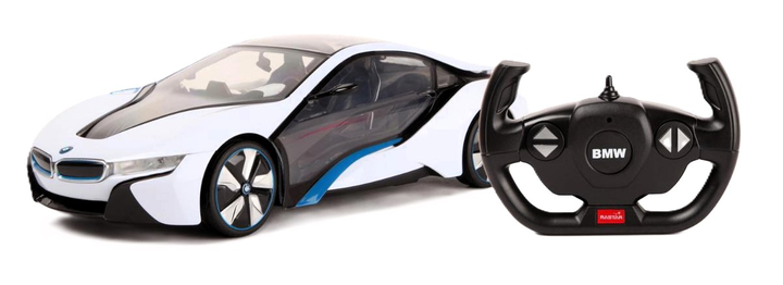 Машинка Rastar BMW i8 на радіокеруванні 1:14 White (6930751307681) - зображення 2