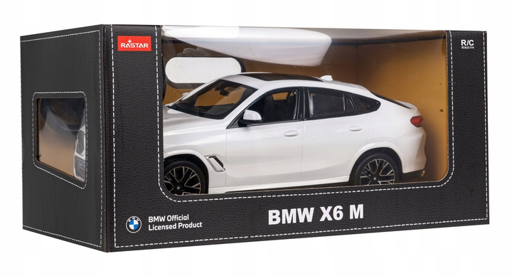 Pojazd Rastar BMW X6 M zdalnie sterowany 1:14 Biały (5903864956115) - obraz 1