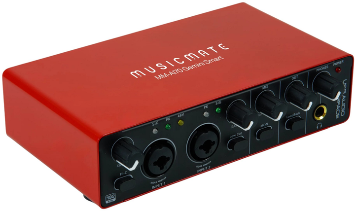 Аудіоінтерфейс MusicMate MM-AI70 Gemini Smart (5904119284274) - зображення 4