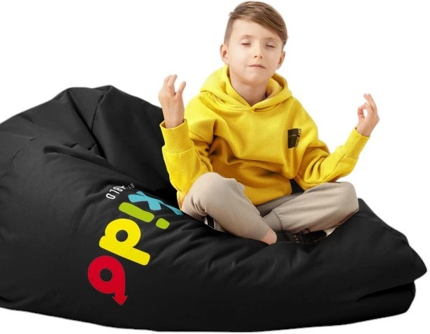 Дитячий пуф Diablo Chairs Kido чорний (5904405571293) - зображення 3