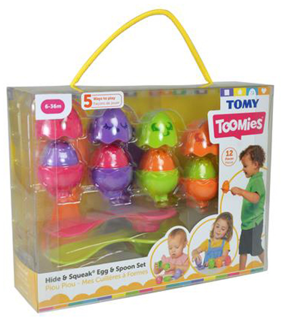 Zestaw-sorter Tomy Toomies Jajeczka z łyżeczkami (5011666730823) - obraz 11