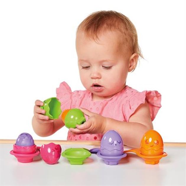 Zestaw-sorter Tomy Toomies Jajeczka z łyżeczkami (5011666730823) - obraz 10