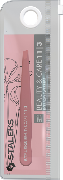 Pęseta do brwi Staleks Beauty&Care 11 Type 3 1 szt (4820121593665) - obraz 3