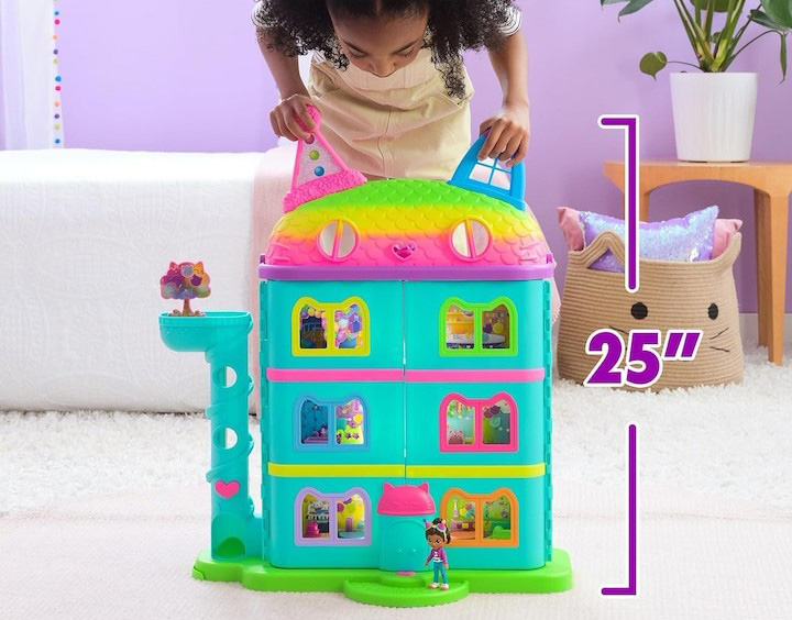 Zestaw Spin Master Gabi tęczowy dom z windą + figurka 9 cm (681147039674) - obraz 9