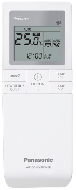 Кондиционер Panasonic Compact 70м2 инвертор 24000BTU 7.1кВт A++/A+ -15С Wi-Fi R32 белый (CS-TZ71ZKEW/CU-TZ71ZKE) - изображение 8