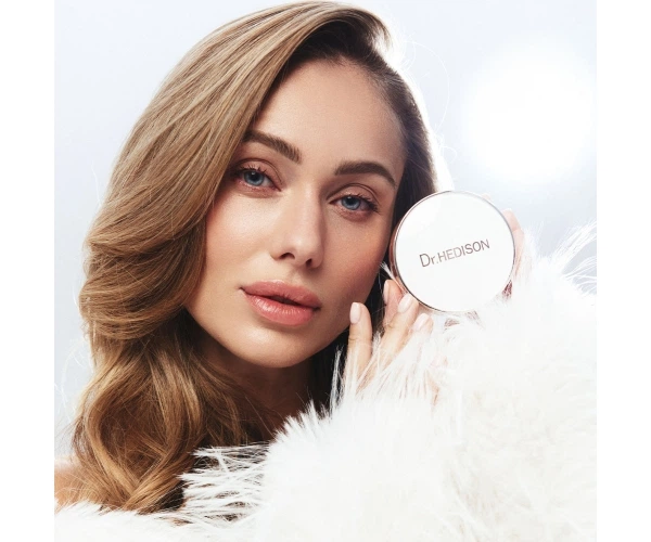 Професійний кушон зі SMART-пігментами Хедісон, що адаптується до теплого відтінку шкіри, Dr. HEDISON Miracle SPF 50/PA+++ , 15 г + 15 г (змінний блок) (12300002) - зображення 7
