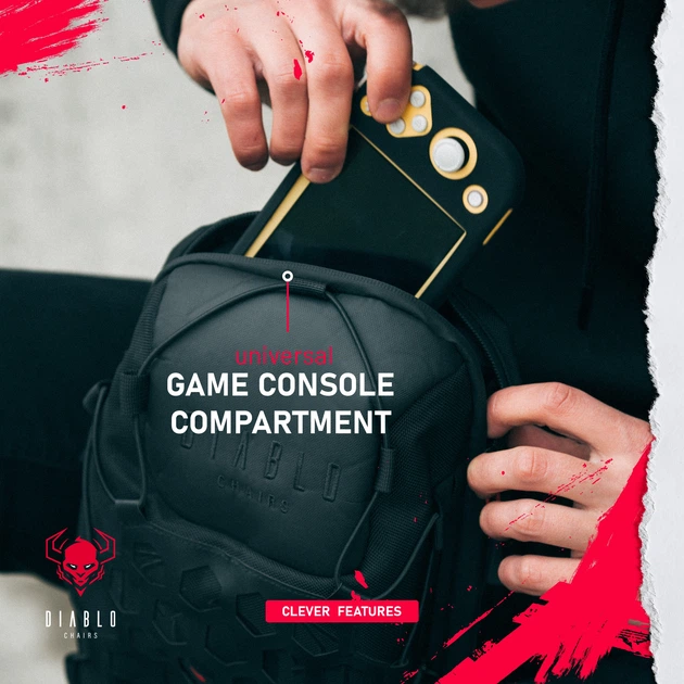 Plecak Diablo Chairs sling bag czarny (5904405571026) - obraz 6