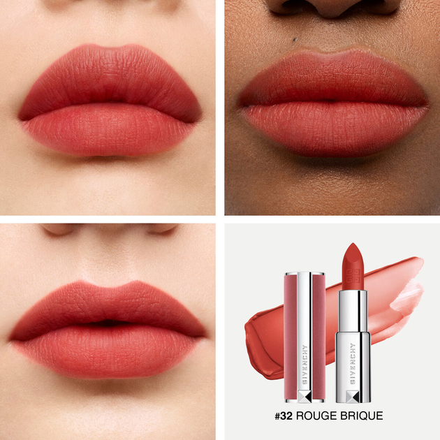 Помада для губ Givenchy Le Rouge Sheer Velvet матова 32 Rouge Brique 3.4 г (3274872429178/3274872455122) - зображення 4