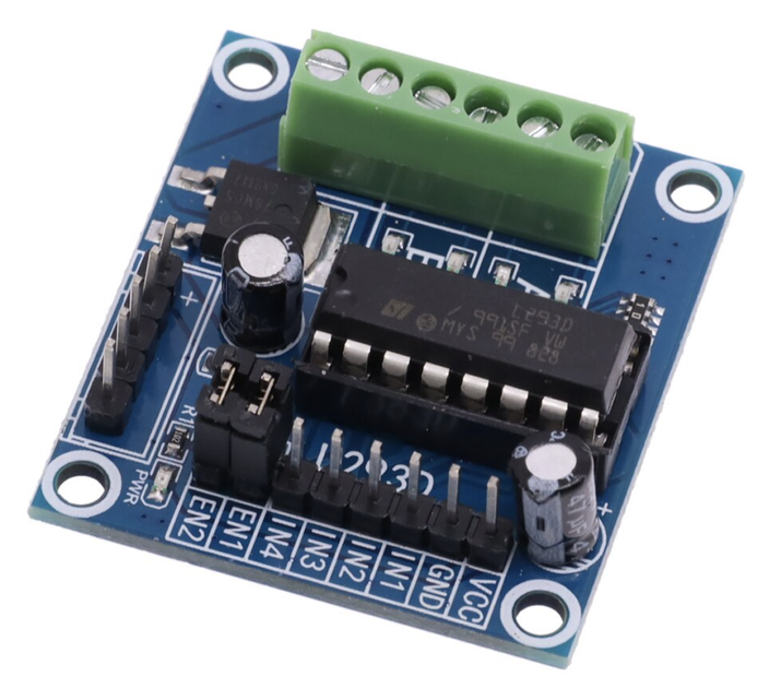 Драйвер двигателя L293D Mini 4х-канальный для 2х серво / 4х обычных DC двигателей 25В 600мА на каждый канал - Фото 2 Драйвер двигателя L293D Mini 4х-канальный для 2х серво / 4х обычных DC двигателей 25В 600мА на каждый канал - изображение 2