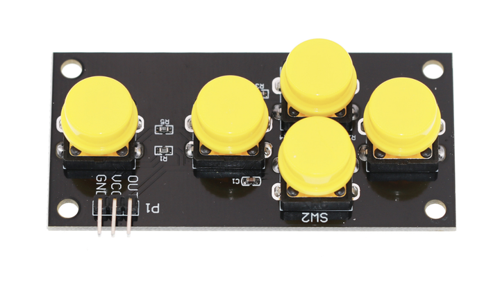 Модуль AD Keyboard Arduino клавиатура аналоговых кнопок - Фото 2 Модуль AD Keyboard Arduino клавиатура аналоговых кнопок - изображение 2