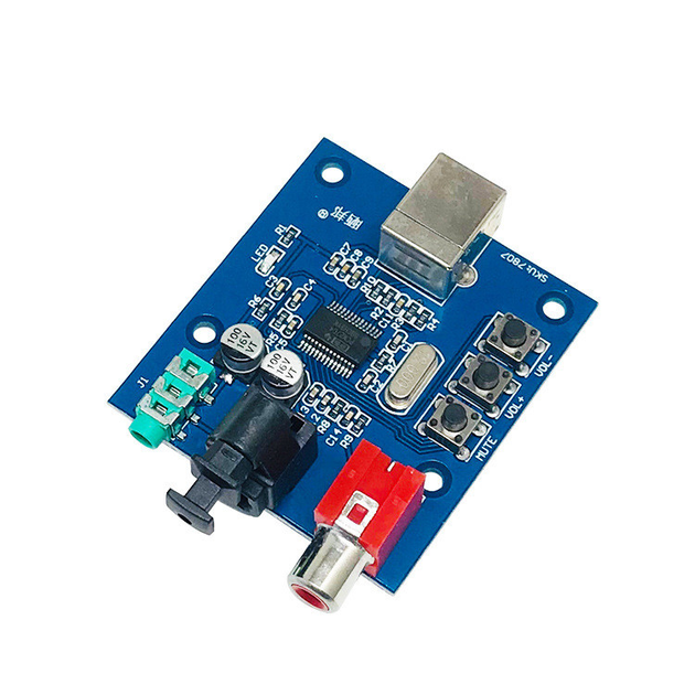 Звуковая карта декодер PCM2704USB, 12 мВт, 5В - изображение 4
