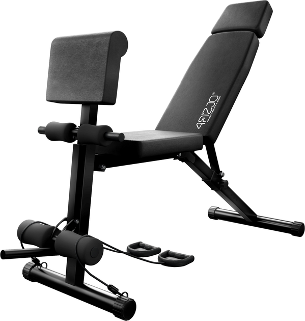 Універсальна тренувальна лава 4FIZJO Pro з партою Скотта Black (P-5905973405119) - зображення 1