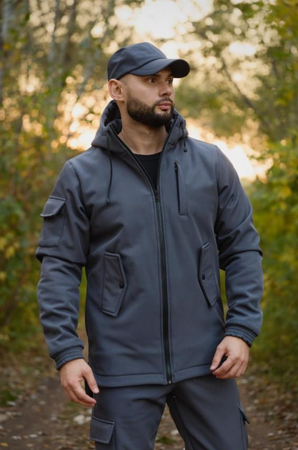 Кепка Softshell на флисе Intruder 0240 One Size Серый ( IN - 0240/01 A ) - изображение 3