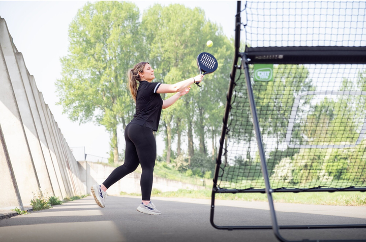 Ребондер для падель-тенісу Exit Toys Smash padel Чорний 202 х 124 х 164 см - зображення 10