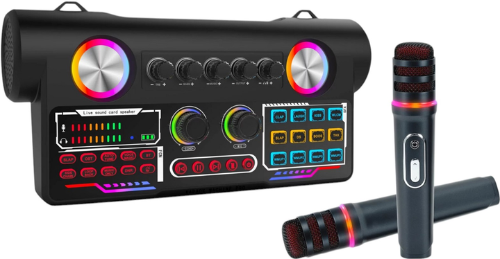 Przenośny zestaw karaoke MusicMate MM-SC450 MusicParty (5904119285141) - obraz 9