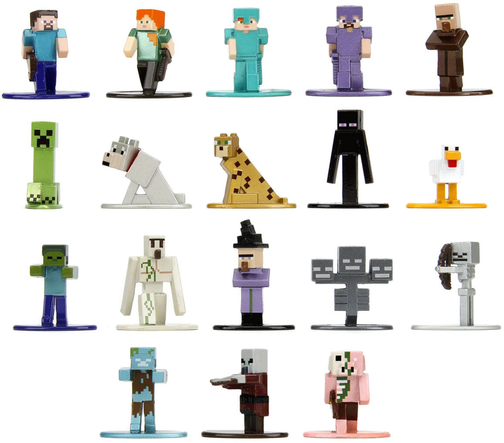 Zestaw figurek Jada Minecraft Fala 12 4 cm (4006333092527) - obraz 3