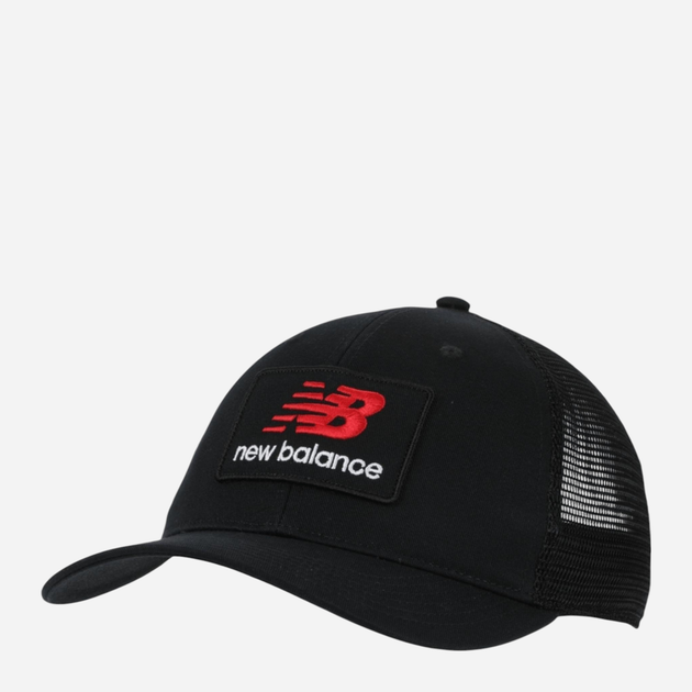 Кепка літня New Balance Stacked Patch Logo Trucker LAH51016BK One Size Чорна від Rozetka на платформі USKIDKA Акція на Кепка літня New Balance Stacked Patch Logo Trucker LAH51016BK One Size Чорна від Rozetka