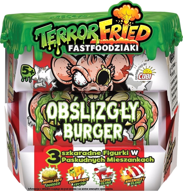 Фігурка Cobi Terror Fried Огидний бургер 7 cm (5902251500382) - зображення 4