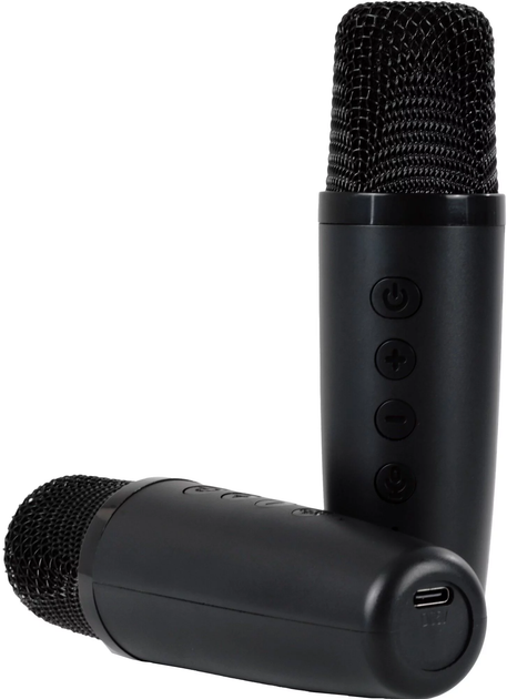 Przenośny zestaw karaoke MusicMate MM-SC70-B RainbowDust Black (5904119285066) - obraz 4