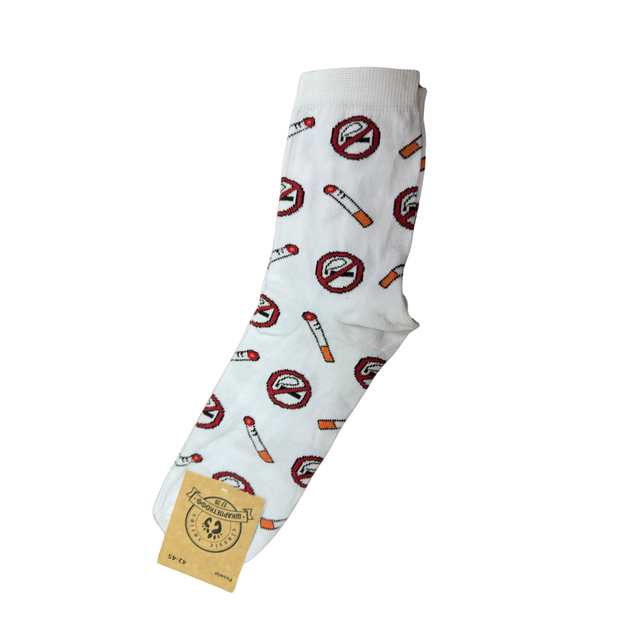 Шкарпетки унісекс з принтом 36-40р - Фото 1 Шкарпетки унісекс з принтом 36-40р - зображення 1