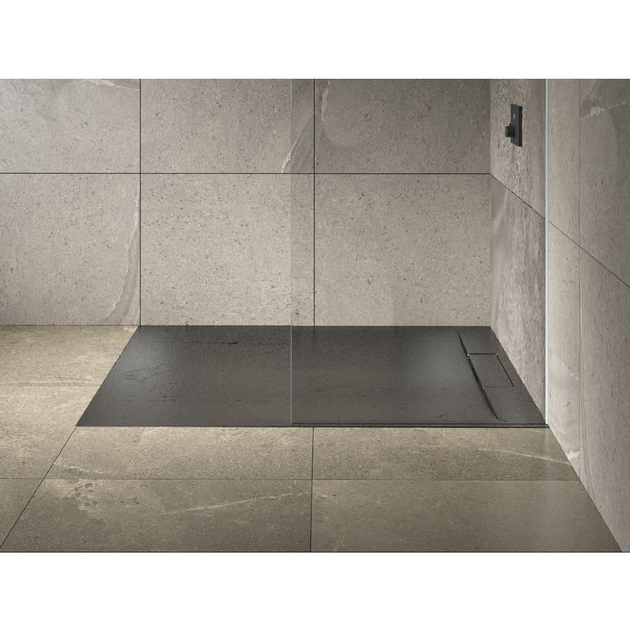 Душовий піддон кам'яний DiMARCO 90x120 DM4С002BL, чорний - зображення 3