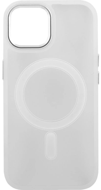 Etui Winner Group Iron Eye Magnet do Apple iPhone 15 White (8591194119316) - obraz 1