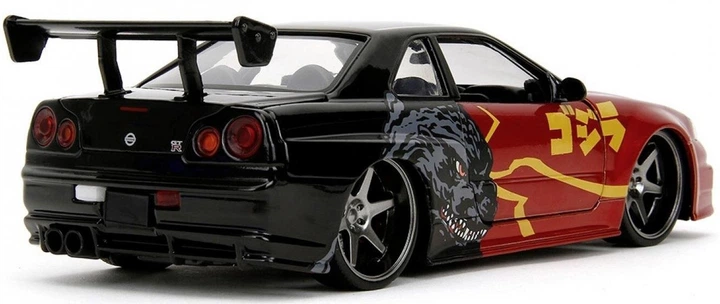 Машинка Jada Годзилла 2002 Nissan Skyline GTR 19 см 1:24 (4006333091049) - зображення 3