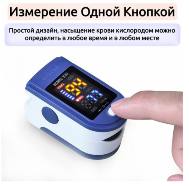Пульсоксиметр Fingertip Pulse Oximeter ABC - изображение 4