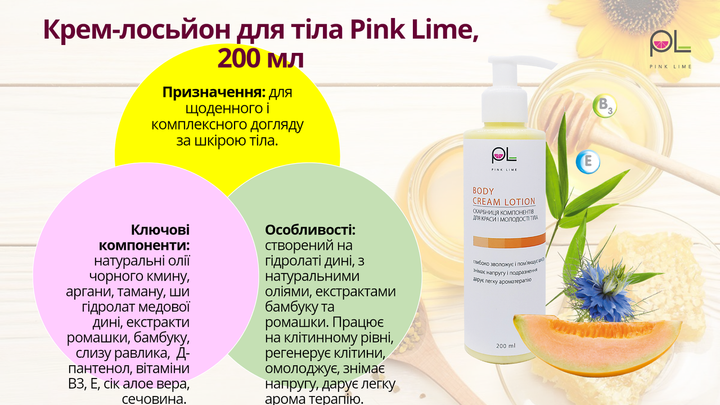 Крем-лосьон для тела Pink Lime, 200 мл - изображение 2