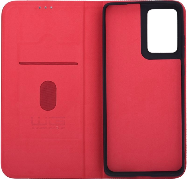 Etui z klapką Winner Group Flipbook Duet do Motorola Moto G35 5G Red (8591194125188) - obraz 2