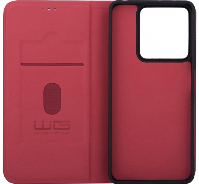 Etui z klapką Winner Group Flipbook Duet do Xiaomi Redmi Note 13 Pro 5G Red (8591194120572) - obraz 2