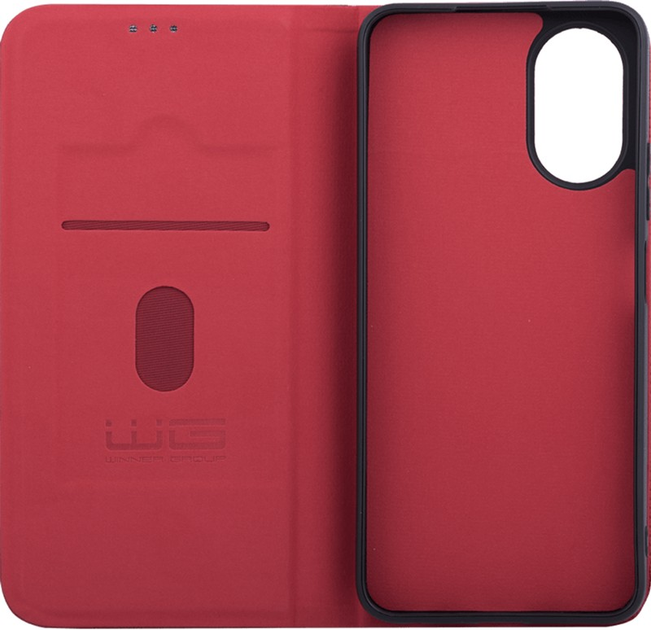 Etui z klapką Winner Group Flipbook Duet do Oppo A38 Red (8591194119767) - obraz 2