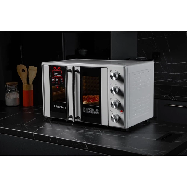 Электродуховка LIBERTON LEO-500 White - изображение 3