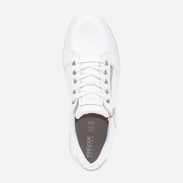 Sneakersy damskie do kostki Geox D04FFD00085-C1000 37 24 cm Białe (8050036007896) - obraz 4