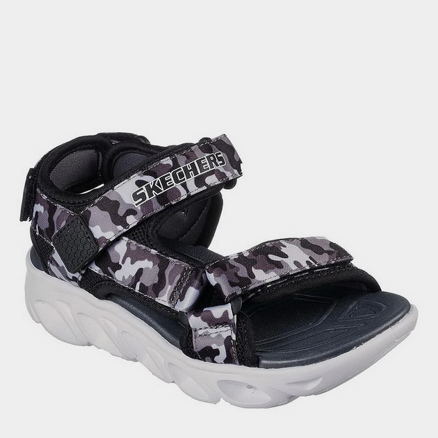 Детские спортивные сандалии для мальчика Skechers 400077L BKGY 30 Серые (196642759311) 