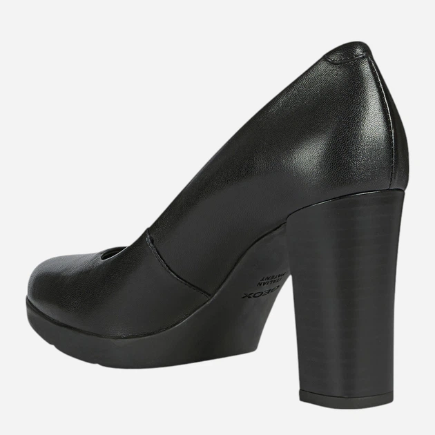 Жіночі туфлі зі шкіри Geox D04LMD000TU-C9999 37 24 см Чорні (8054730768428) - зображення 3