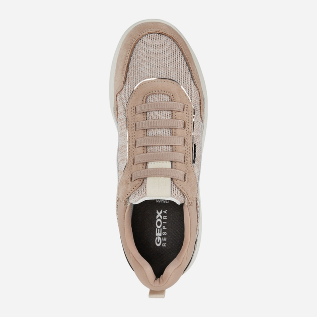 Sneakersy damskie do kostki Geox D25NUD07T85-C5Q5K 37 24 cm Kremowe (8050036524072) - obraz 4