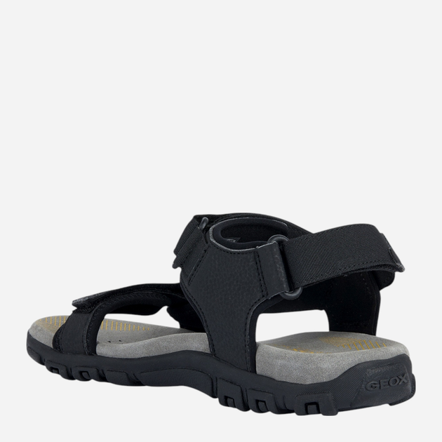 Sandały męskie sportowe Geox U3524A00011-C9999 43 28.6 cm Czarne (8056206106109) - obraz 3
