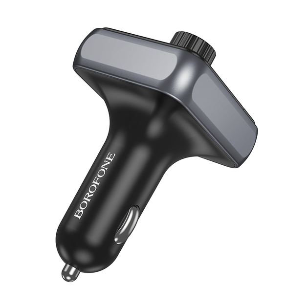АЗП з FM-модулятором BOROFONE BC50 Ascenso PD20W+QC3.0 car BT FM transmitter Black (6941991115257) - изображение 4
