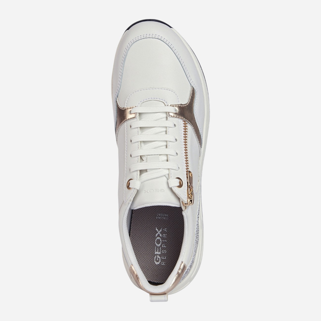 Sneakersy damskie do kostki Geox D35NQA0BCAR-C0118 36 23.4 cm Białe (8050036965950) - obraz 4
