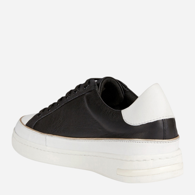 Sneakersy damskie na platformie Geox D351BA00085-C0127 39 25.4 cm Czarny/Biały (8056206052161) - obraz 3