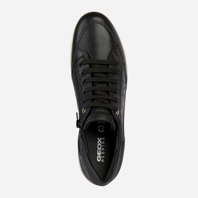 Sneakersy damskie do kostki Geox D3568A08547-C9999 37 24 cm Czarne (8056206052789) - obraz 4