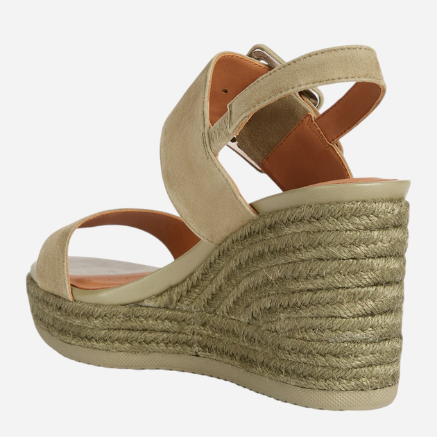 Sandały damskie na koturnie Geox D35GVB00021-C3012 41 26.7 cm Pistachio (8056206029477) - obraz 3