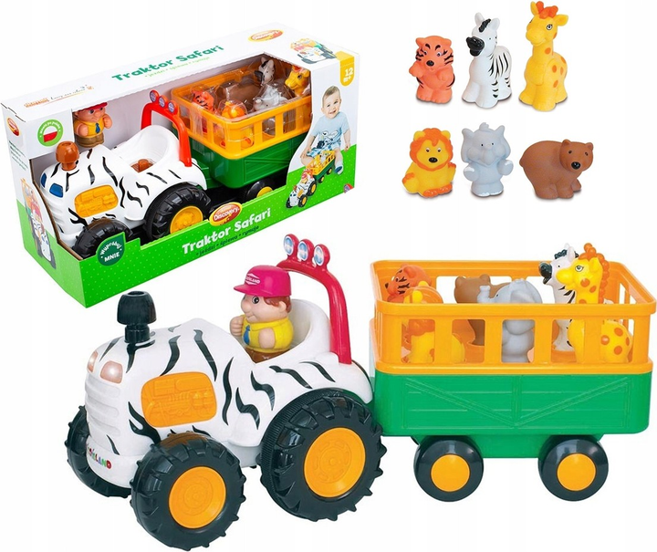 Zabawka edukacyjna Kiddieland Safari jeep (029652) - obraz 1