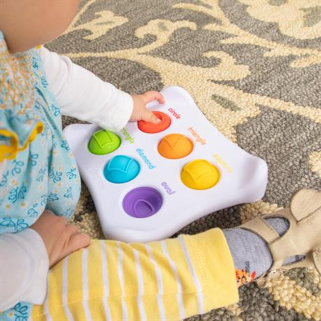 Zabawka sensoryczna Fat Brain Toys Dimpl Duo Kolor Kształt Alfabet Braille (F208EN) (811802024251) - obraz 3