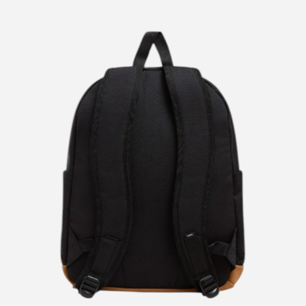 Рюкзак тканинний 22л вміщує формат А4 Vans Bag VN000HRJBLK1 Чорний/Коричневий (197065461393) - зображення 3