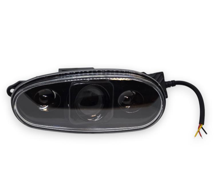 Светодиодная балка BI-Led ПТФ противотуманная фара 70W Daewoo Lanos линзованые металлические Белый свет (05815) - изображение 2