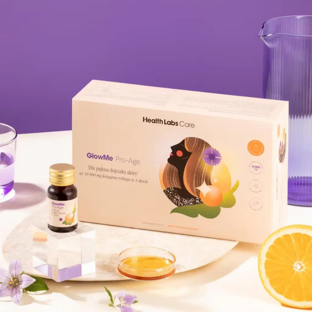 Дієтична добавка HealthLabs GlowMe Pro-Age колагенові шоти для зрілої шкіри 15 шт. (5906146790544) - зображення 3
