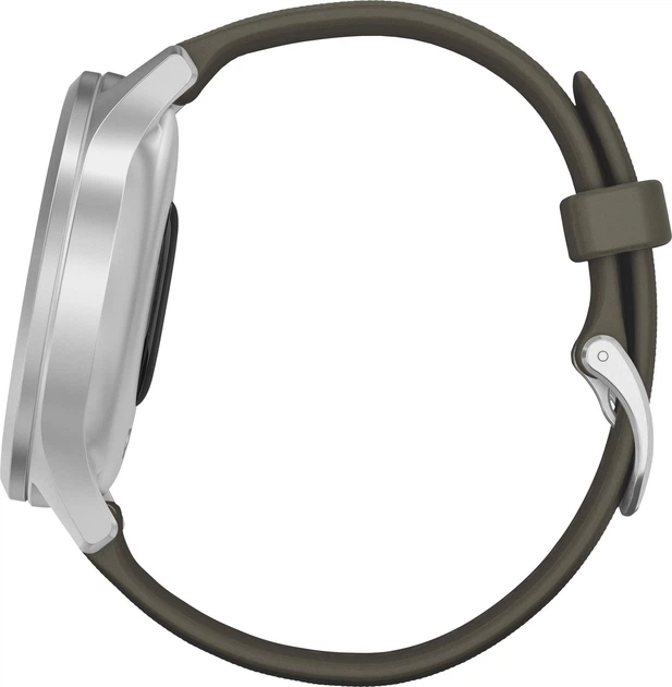 Смарт-часы Garmin Vivomove Style Silver-Moss Green Silicone (010-02240-21) - изображение 5